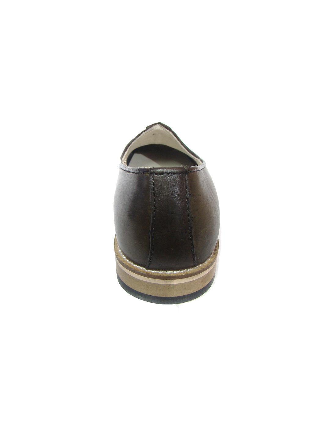 Nagras : Olive Green leather handmade Nagras with Memory foam footpad. Article : N123
