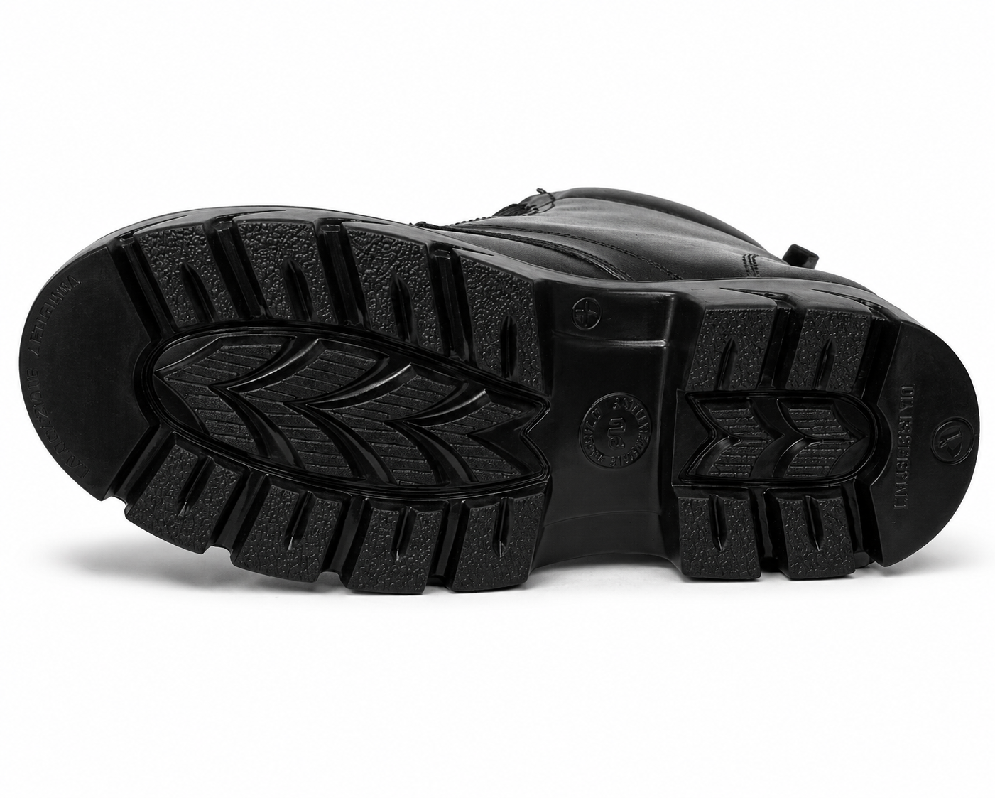 Stivali Tattici DMS con Pelliccia - Stivali Tattici DMS in Pelle Nera con Soletta in Memory Foam (Articolo: ASM608W)