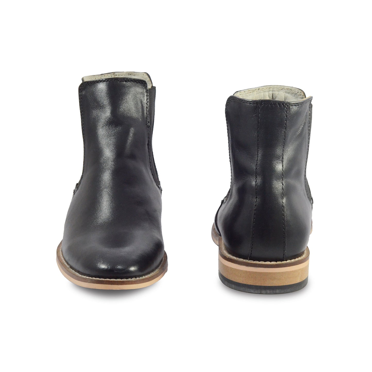 Chelsea Boots : Genuine Black leather Chelsea Boots with Memory foam footpad. Article : Chelsea01