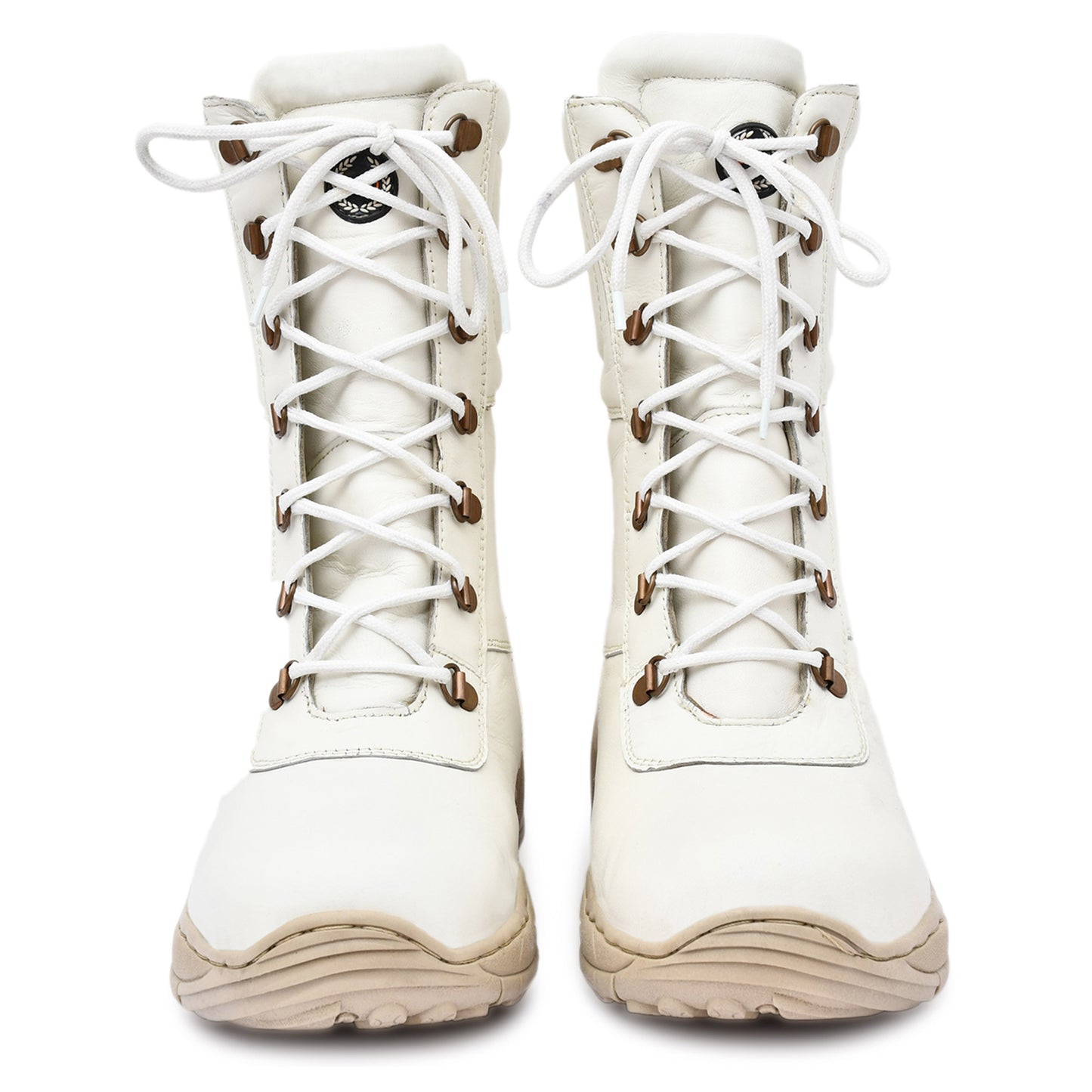 Cold Room Insulated White leather Thermal Boots by ASM. T704-White