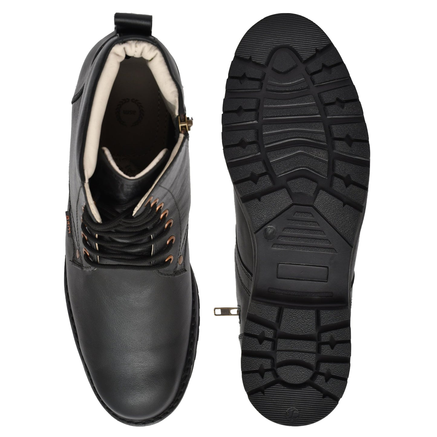 Safety Shoes : Industrial Safety Derby Boots with Steel Toe & Memory foam footpad.