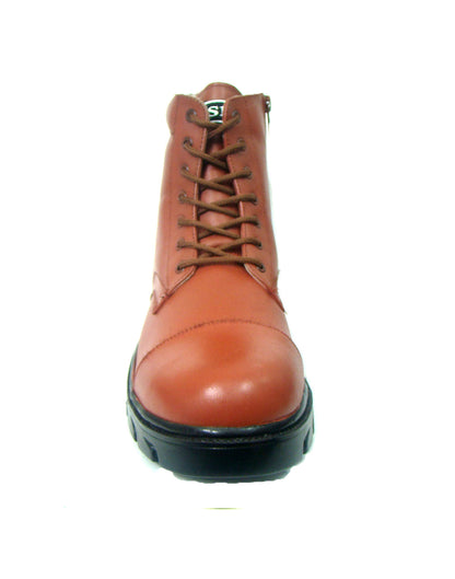 Police DMS Boot : Genuine leather Police Uniform boots with  Brass side chain & Memory foam footpad.  Article-601P