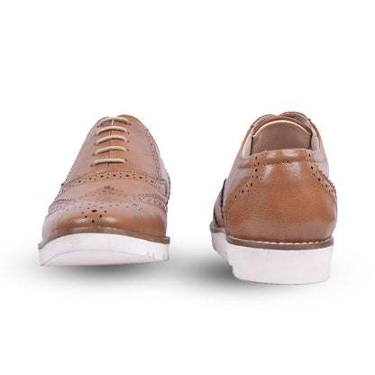 Sneakers : Tan Suede leather Sneakers with Memory foam footpad. Article : SN30-GTan