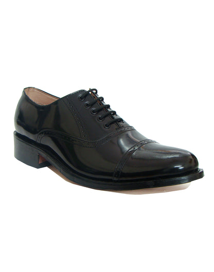 Goodyear Welted Oxford Shoes :  Black leather with Memory foam footpad.