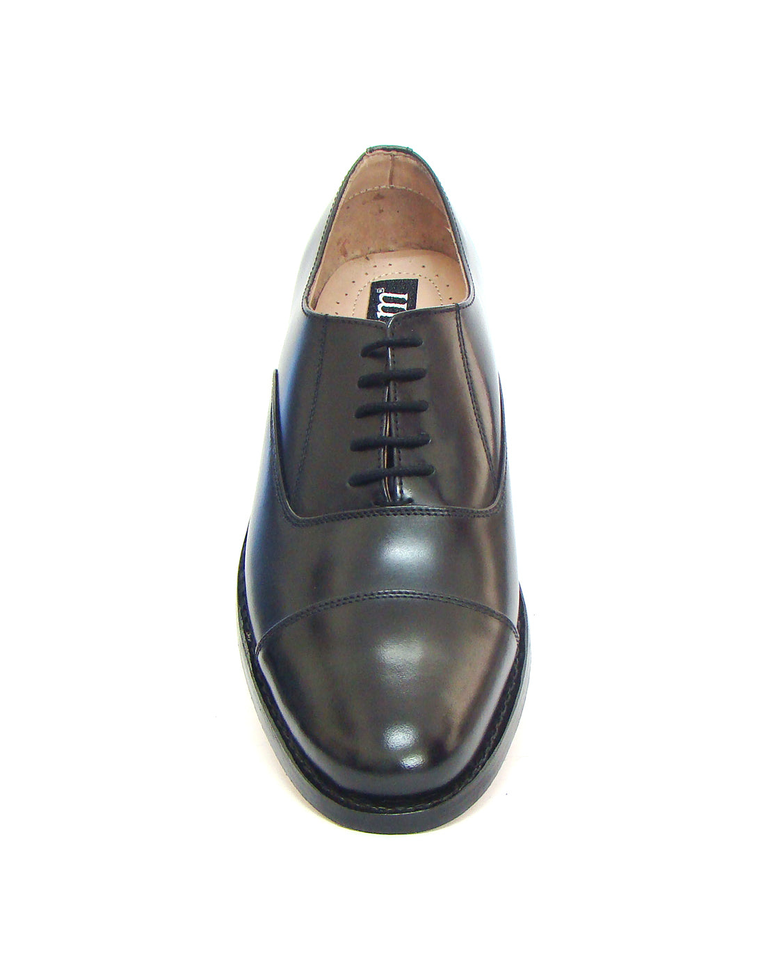 Goodyear Welted Oxford Shoes :  Black leather with Memory foam footpad.