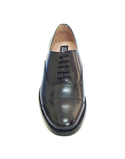Goodyear Welted Oxford Shoes :  Black leather with Memory foam footpad.