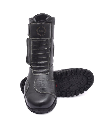 Cold Room Insulated Black leather Thermal Boots by ASM. T710-Black