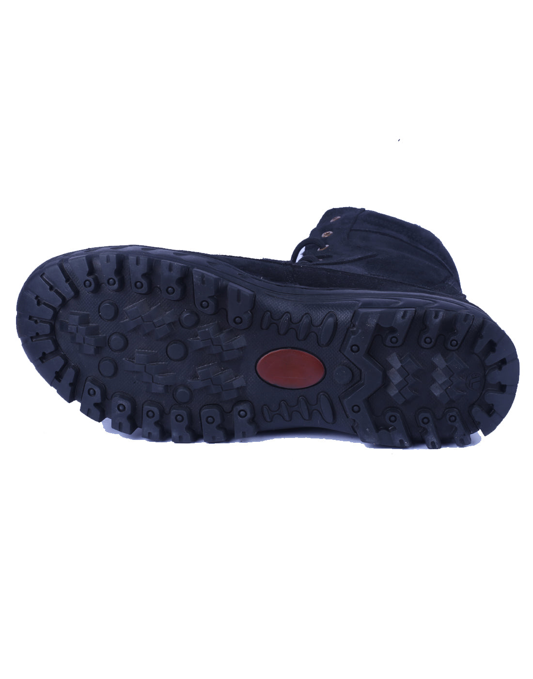 Biker Boots : Black Suede leather Rider boots for bikers with Memory foam footpad.