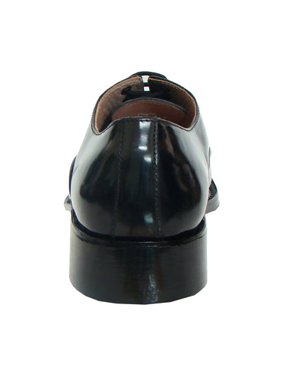 Goodyear Welted Oxford Shoes :  Black leather with Memory foam footpad.