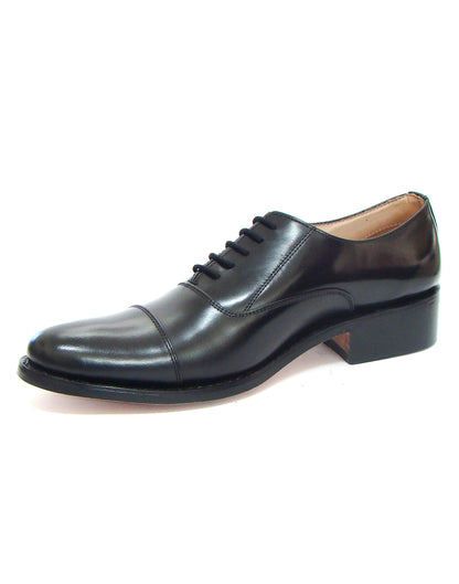 Goodyear Welted Oxford Shoes :  Black leather with Memory foam footpad.