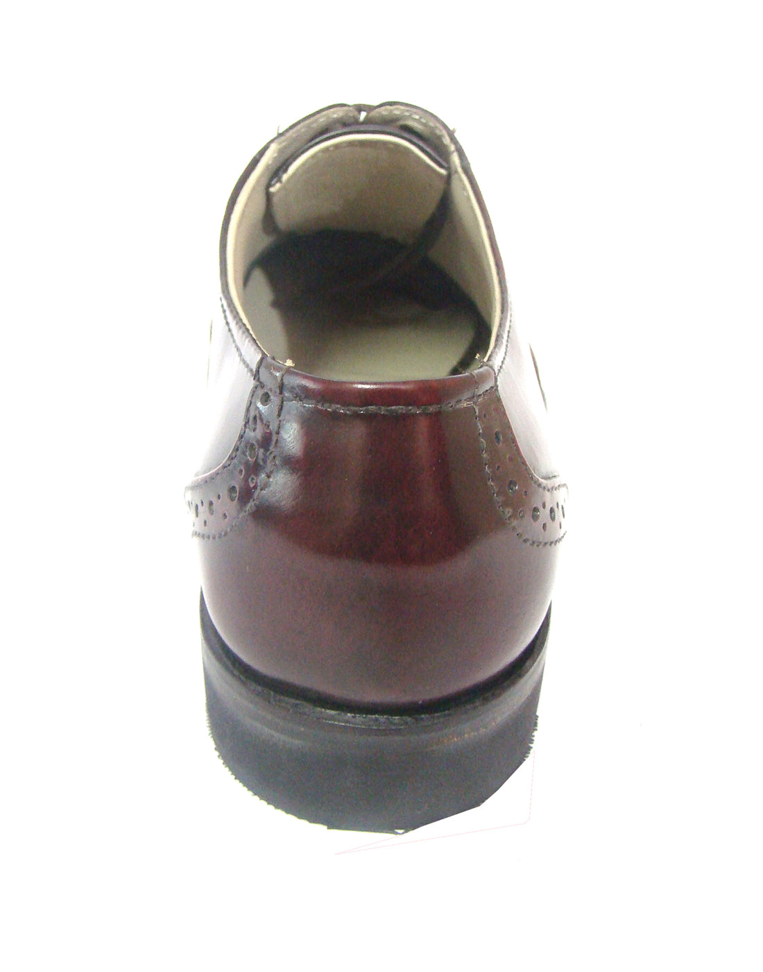 Goodyear Welted Brogue Shoes :  Wine Brush off leather with Memory foam footpad.