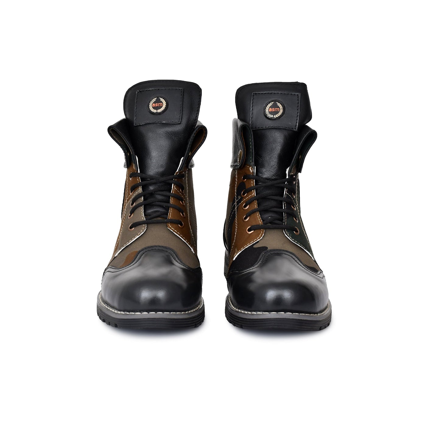 Biker Boots : 6 & 9 Inches Foldable Leather with heavy duty Rubber sole.