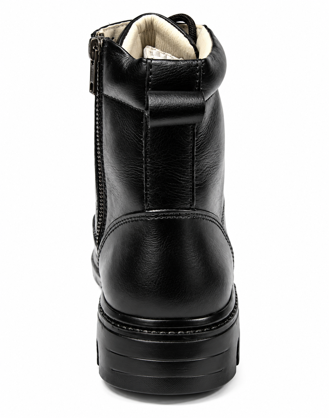 Police DMS Shoes : Black leather with Memory Foam Footpad:
