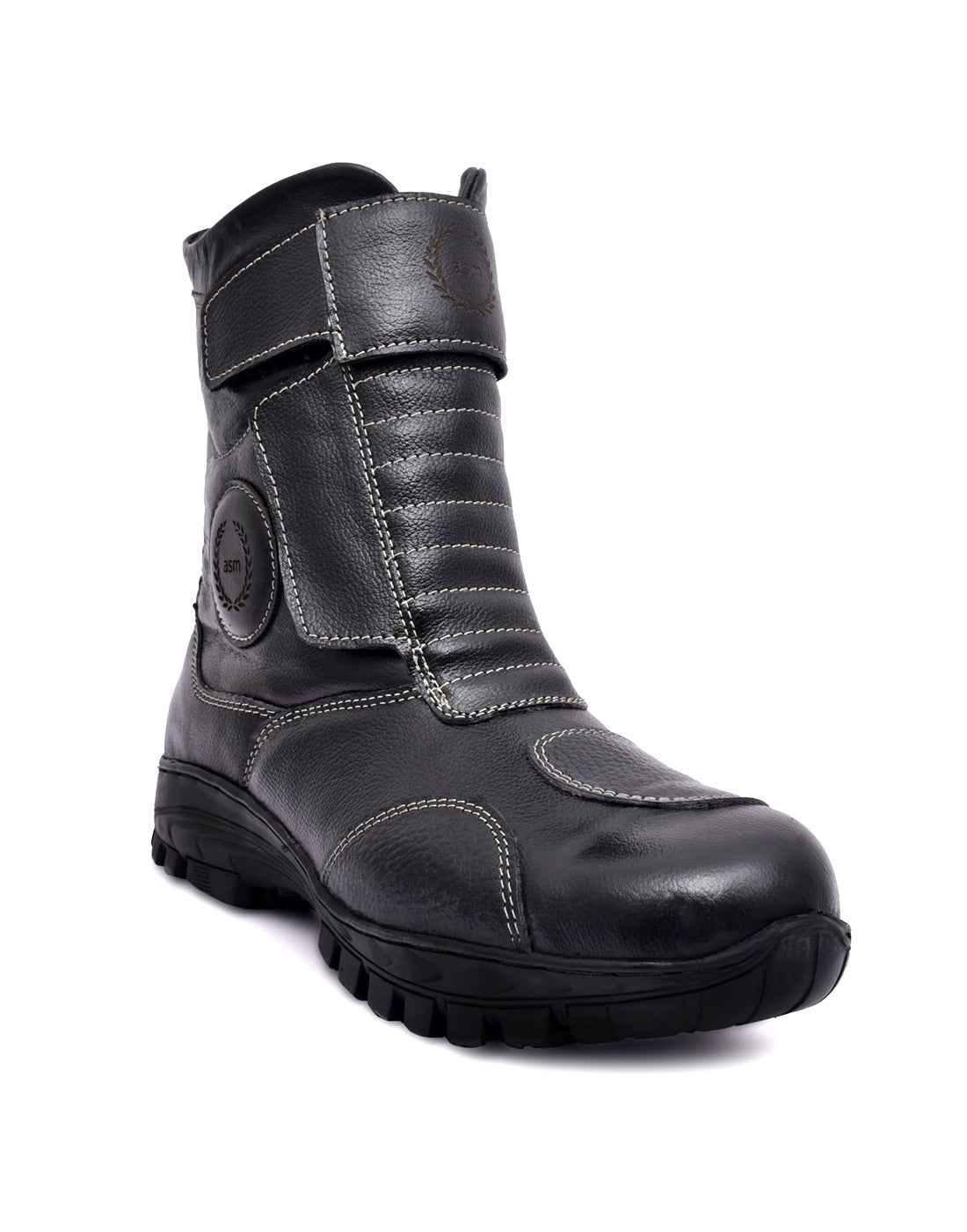 Cold Room Insulated Black leather Thermal Boots by ASM. T710-Black
