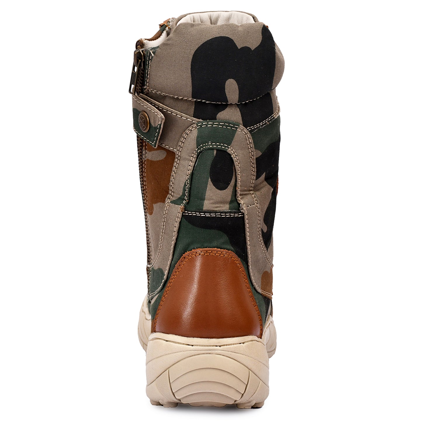 Tactical Boots : Camouflage army boots with Side chain & Memory foam footpad.