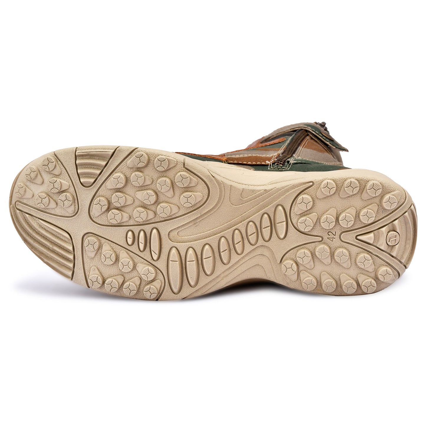 Tactical Boots : Camouflage army boots with Side chain & Memory foam footpad.