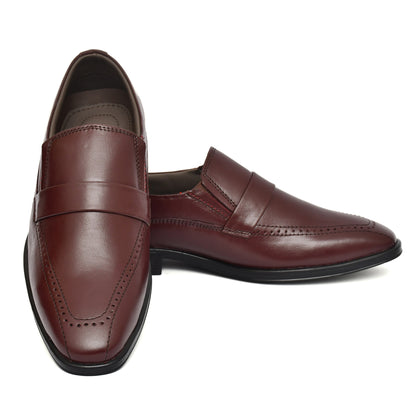 Penny loafers :  Wine leather Penny loafer Memory foam footpad. Article : Al01-Wine