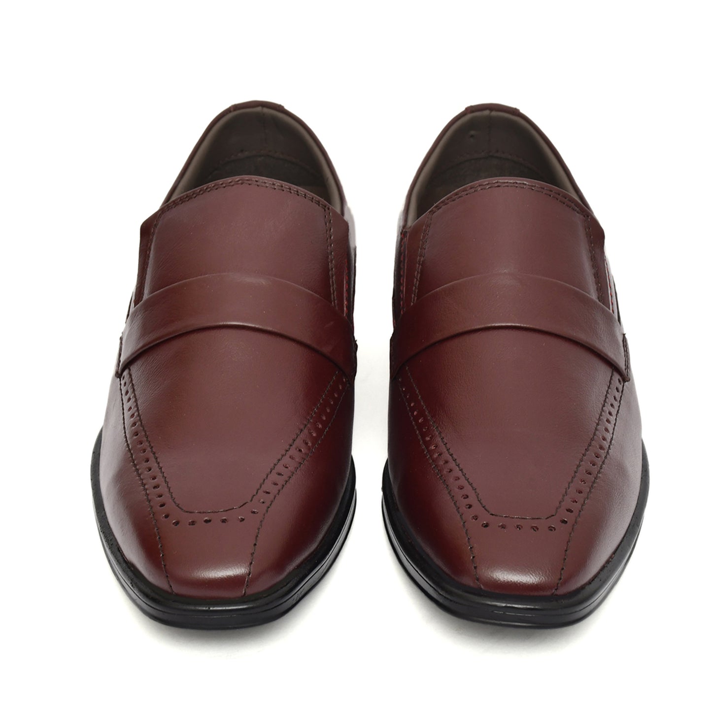 Penny loafers :  Wine leather Penny loafer Memory foam footpad. Article : Al01-Wine