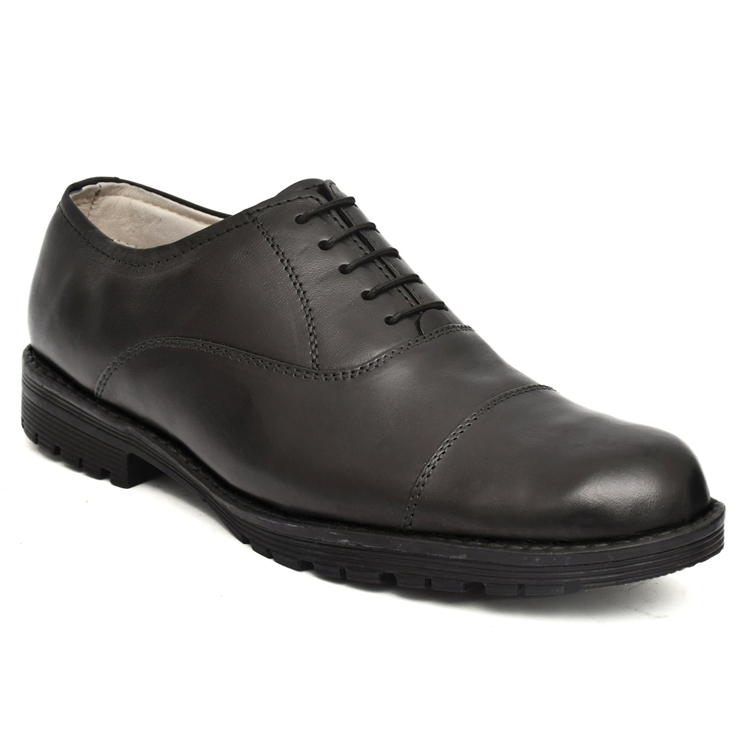 Safety Shoes : Industrial Safety Oxford Shoes with Steel Toe & Memory foam footpad.