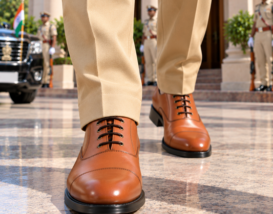 IPS_Officers_Police_Oxford_Shoes_Genuine_leather_handmade_Goodyear_construction_with_Memory_foam_footpad._H106
