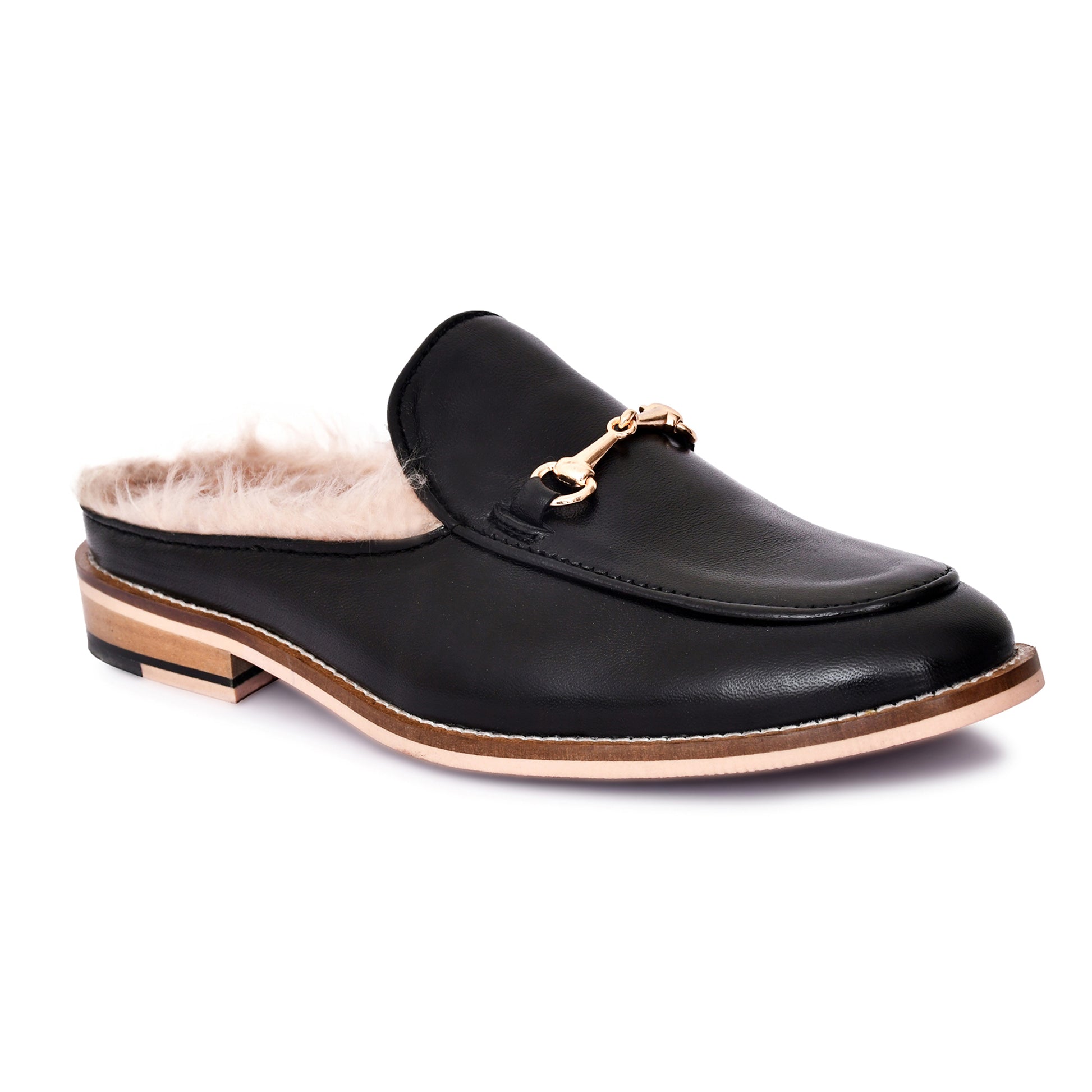 Mules : Black leather Mules with Memory foam footpad. Article : Mule03-BlackMules : Black leather Mules with Memory foam footpad. Article : Mule03-Black