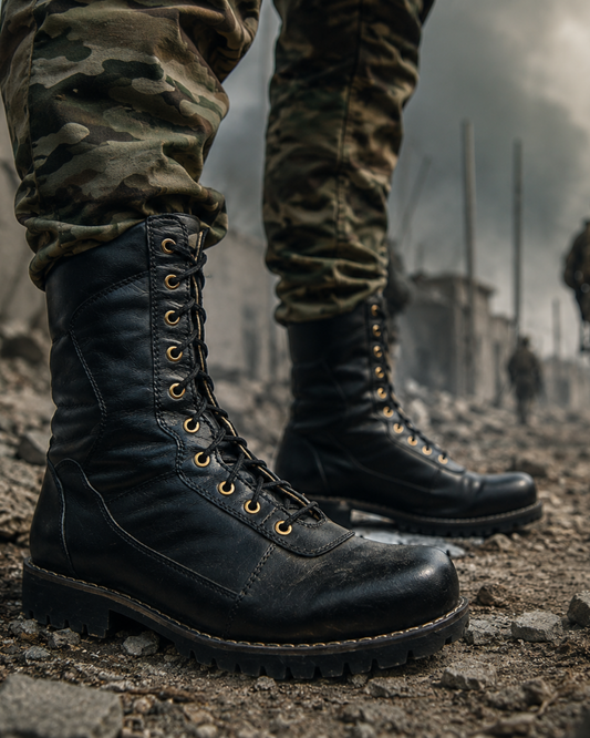 Para_Commando_Tactical_Boots_9_Inches_Black_leather_Tactical_boots_with_Memory_foam_footpad._609C