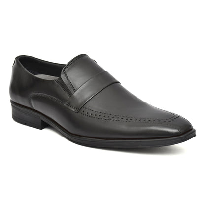 Penny loafers :  Black leather Penny loafer Memory foam footpad. Article : Al01-Black