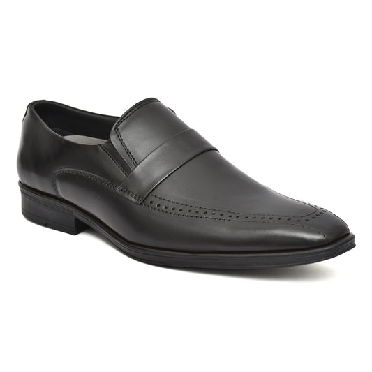 Penny loafers :  Black leather Penny loafer Memory foam footpad. Article : Al01-Black