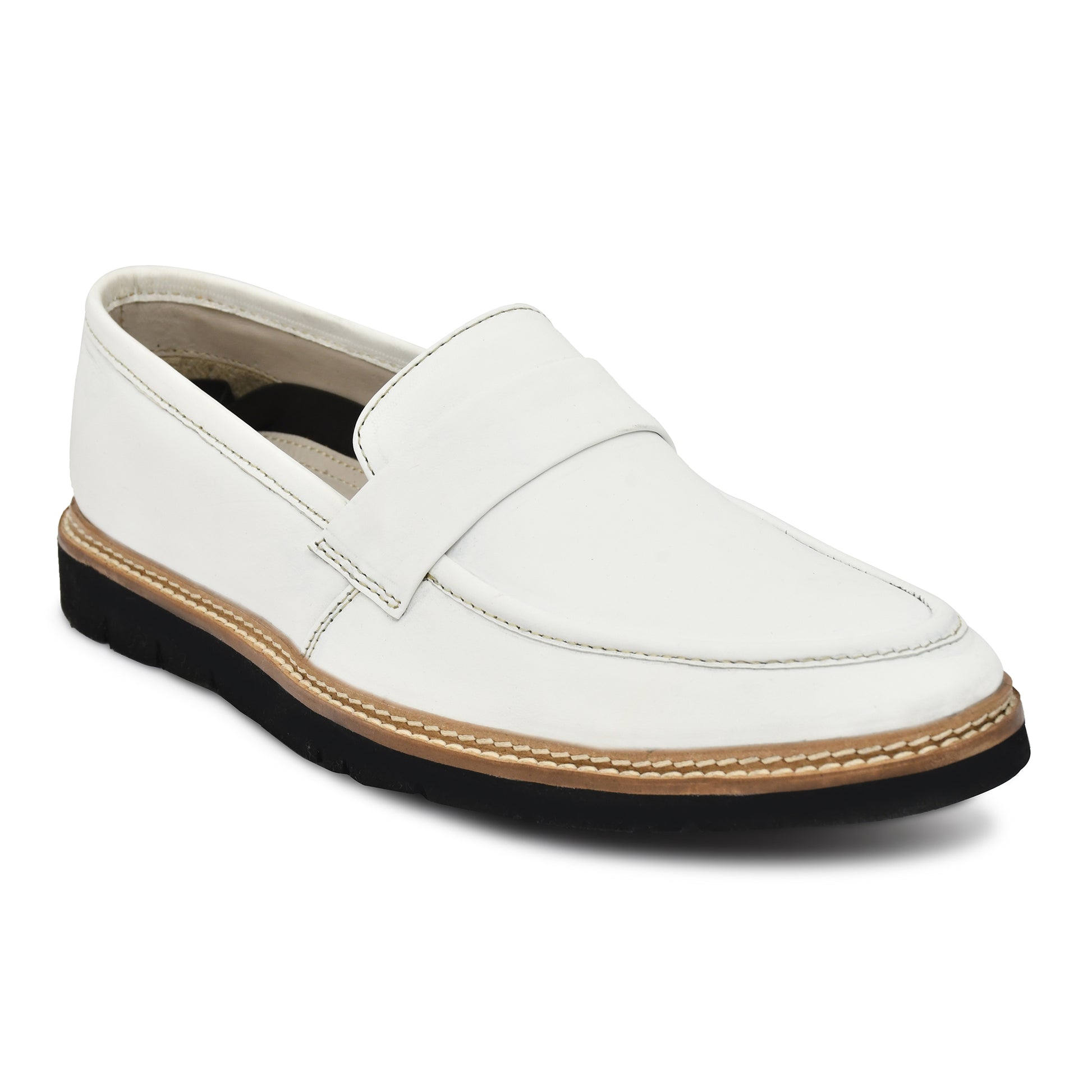 Penny loafers :  White leather Penny loafer Memory foam footpad. Article : Penny loafers :  Wine leather Penny loafer Memory foam footpad. Article : 107PE-White