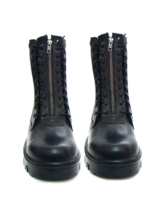 Pilots Boots : Black leather boots for Pilots with Memory foam footpad. Article : 610