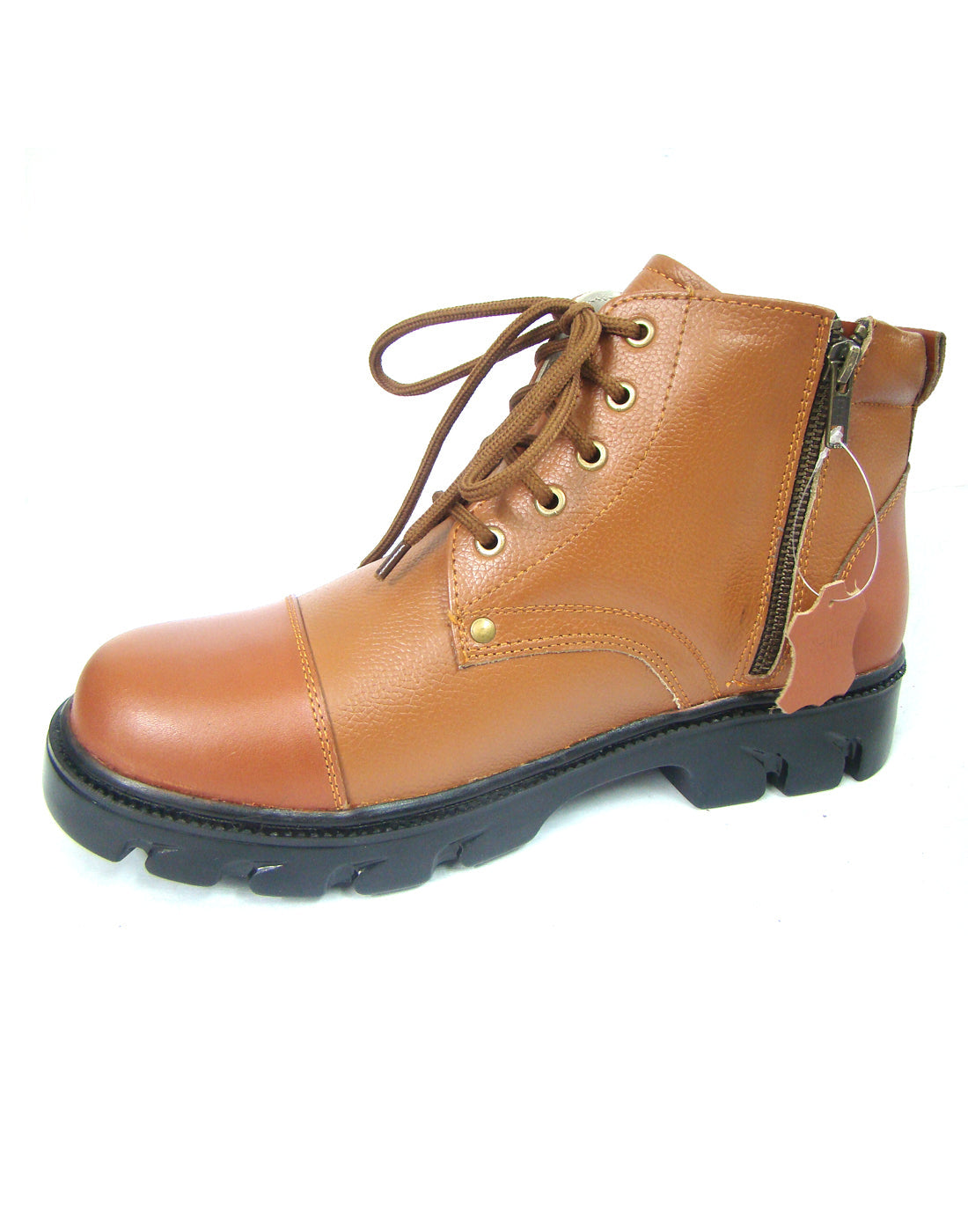 Police DMS Boot : Genuine leather Police Uniform boots with Brass side chain & Memory foam footpad.  Article-601P