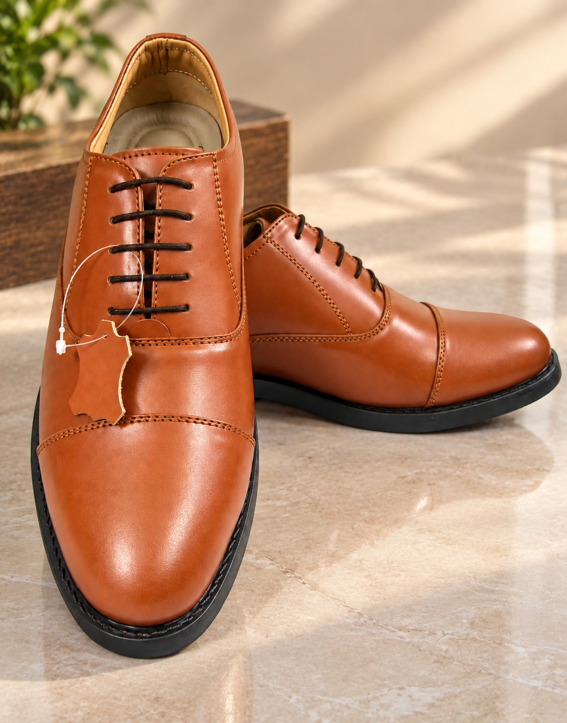 Police Oxford Shoes : Genuine leather Police Oxford Shoes with Memory foam footpad. Article:106PO-c