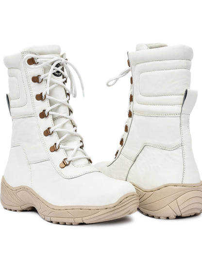 Title
Cold Room Insulated White leather Thermal Boots by ASM. T704-White
