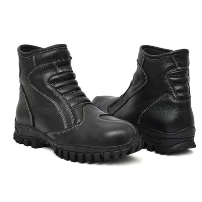 Cold Room Insulated Black leather Thermal Boots by ASM. T709-Black