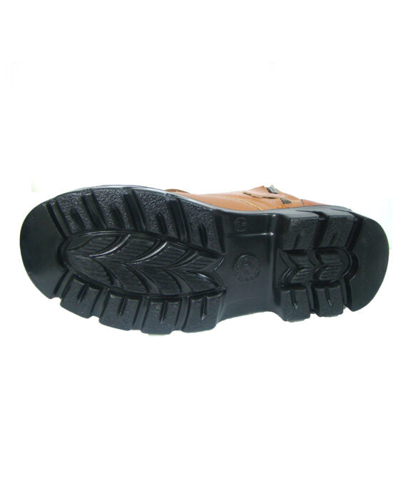 Police DMS Boot : Genuine leather Police Uniform boots with Brass side chain & Memory foam footpad.  Article-601P