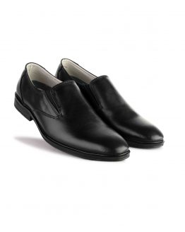 Black Derby leather Shoes