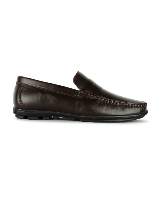 Brown Loafers - Buy Coffee brown Pure Leather Loafers @ Rs.1800 Only ...
