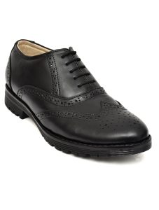 Men Genuine Leather Lace-Up Formal Brogue Shoes by asm.