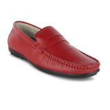 red leather losfers