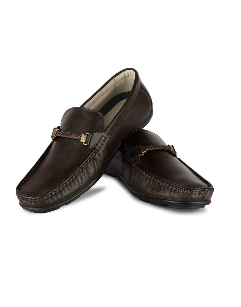 Brown Loafers - Buy Brown Pure Leather Loafers @ Rs.1800 Only | Agra ...