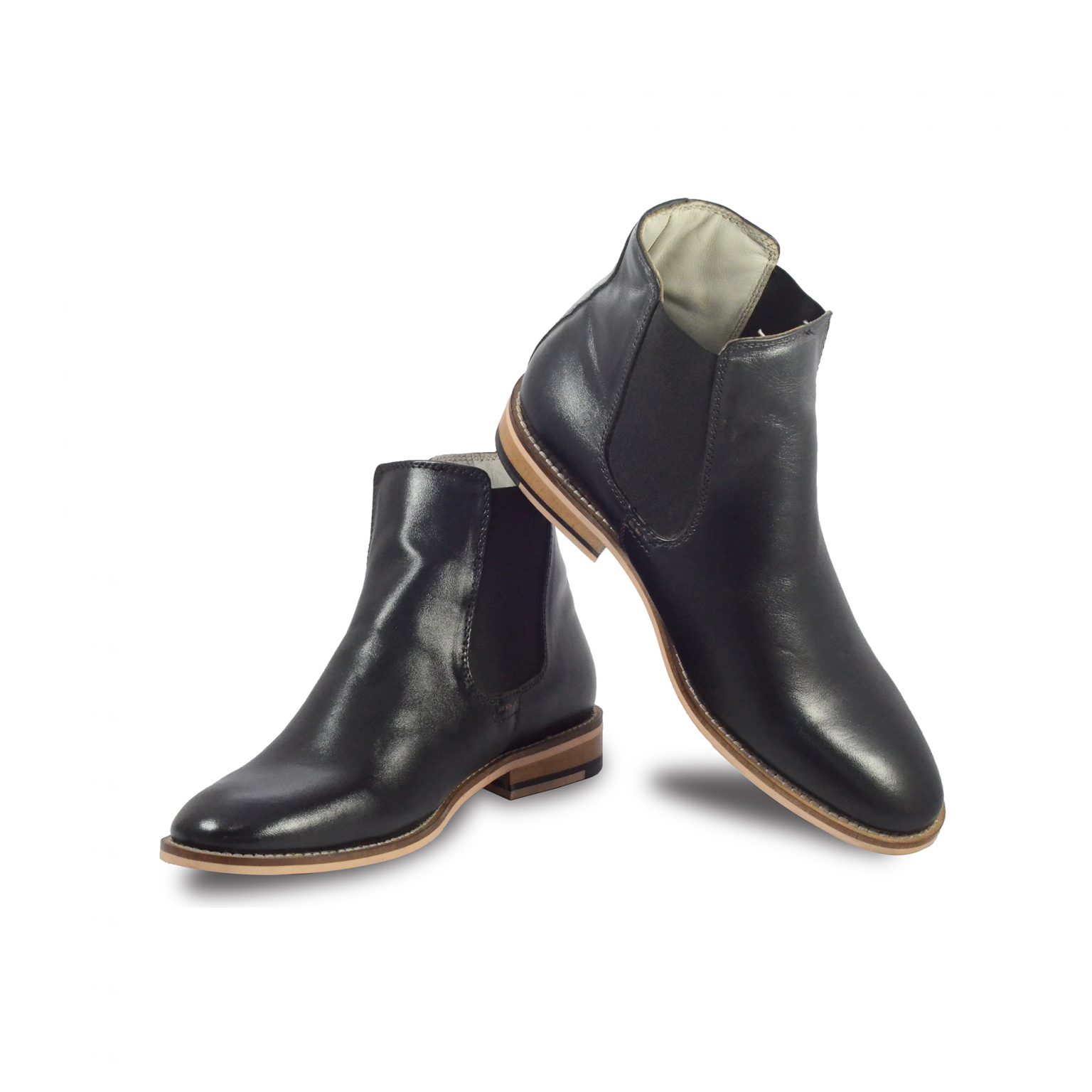 pure leather chelsea boots