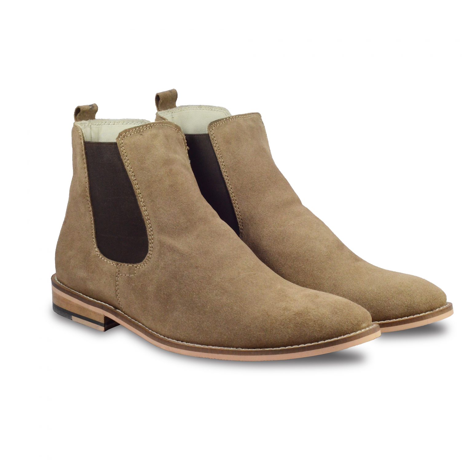 Chelsea Boots Buy 6 inches Pure Turquoise Suede Leather Chelsea Boots online at Factory Prices