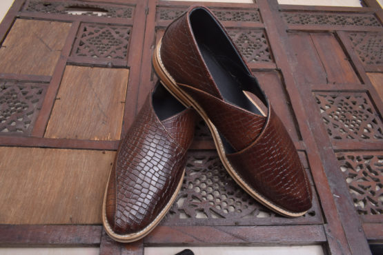 Peshawari : Alligator Brown Leather By ASM