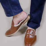 Mule shoes Tan leather