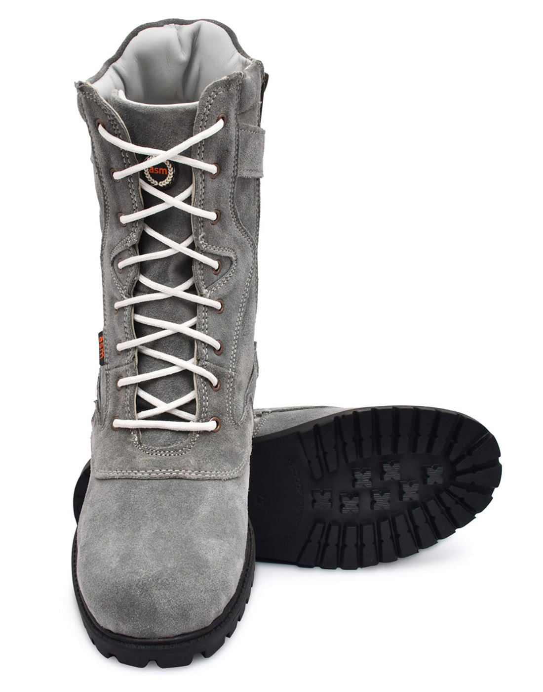 Grey clearance boots sale