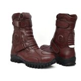 Biker Boots : Pure brown leather boots by ASM