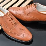 Pure Leather Brogue shoes by asm.