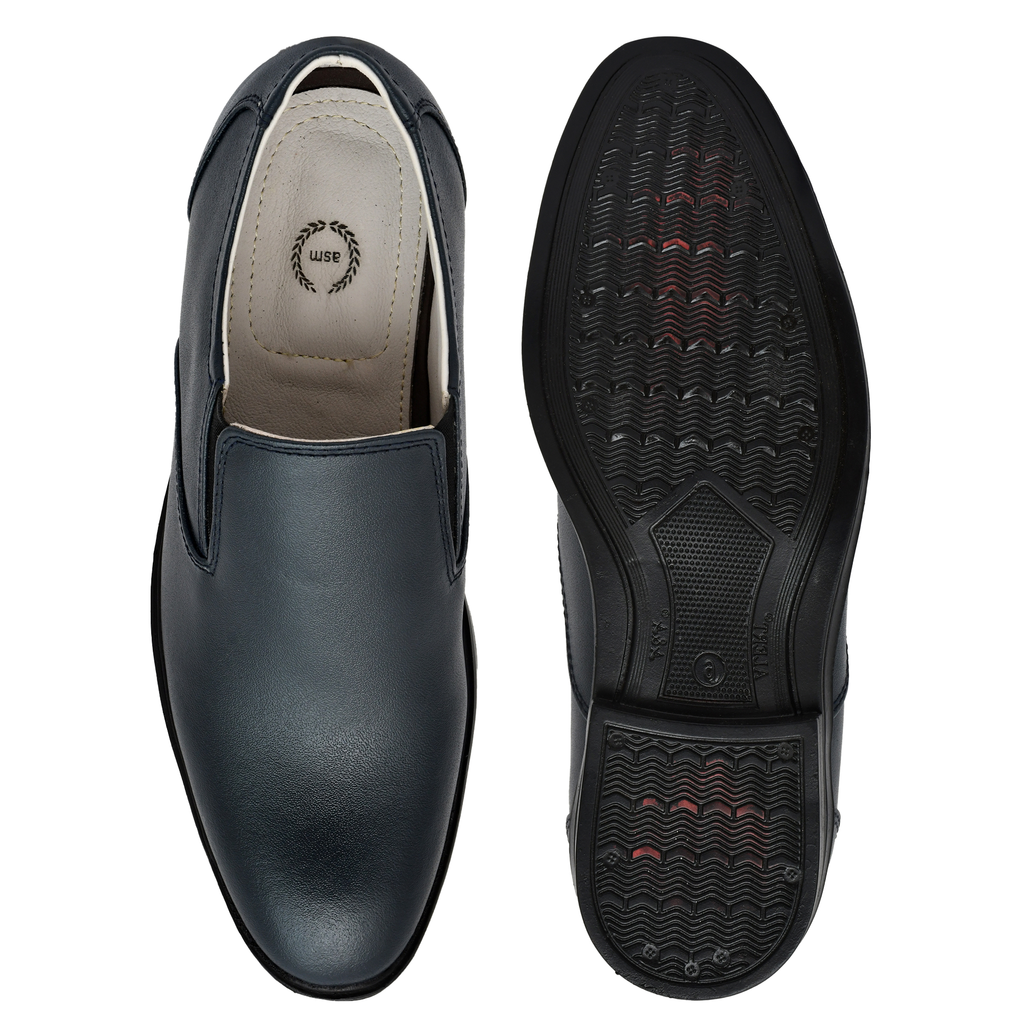 Pure Leather Blue Slip on Shoes. Size Available 5 to 11 UK/India – Article : 5073-Blue - Image 6