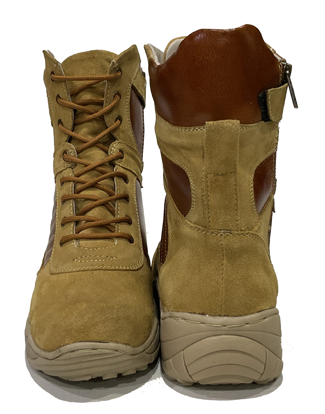 Air Force Uniform boots with side zip