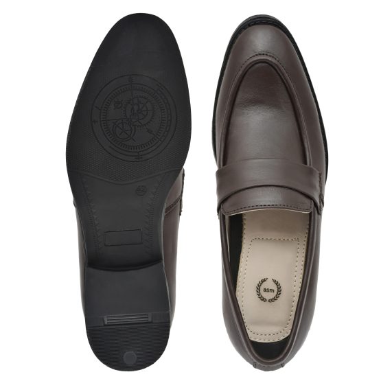 Pure Leather Black Penny Loafers